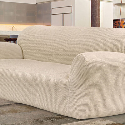 Bielastična presvlaka za trosed bež