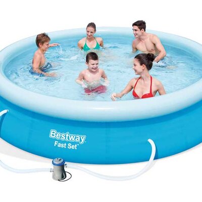 Bazen sa prstenom 366x76 Bestway Rodos