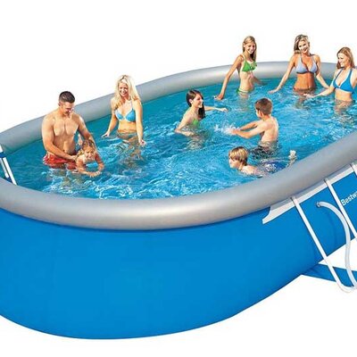 Bazen sa prstenom na naduvavanje 366x549 Bestway Borneo 56153