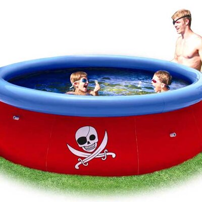 Bazen sa prstenom na naduvavanje 274x76 Bestway 3D Pirates