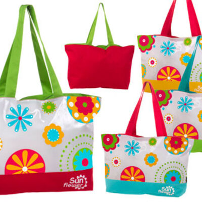 Torba za plažu - cvet