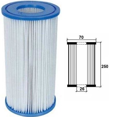 Uložak za filter pumpu za bazen 25x7cm