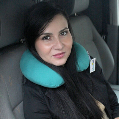 NunaNai jastuče za putovanje za odrasle petrolej