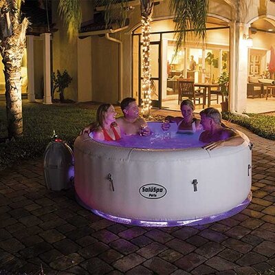 Jacuzzi sa LED osvetljenjem u 7 boja i grejačem Bestway Lay-Z-Spa Paris