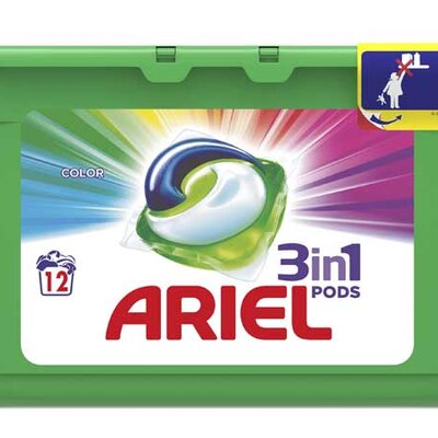 Ariel 3in1 Pods Color&Style Kapsule za pranje veša 12kom.