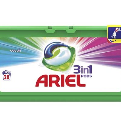 Ariel 3in1 Pods Color&Style Kapsule za pranje veša 28kom.