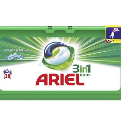 Ariel 3in1 Pods Regular Kapsule praška za pranje veša 28kom.