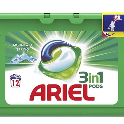 Ariel 3in1 Pods Regular Kapsule praška za pranje veša 12kom.