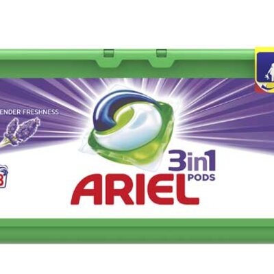 Ariel 3in1 Pods Lavander Kapsule praška za pranje veša 28kom.