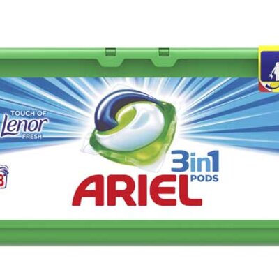 Ariel 3in1 Pods Touch of Lenor Kapsule praška za pranje veša 28kom.