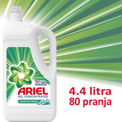 Ariel Liquid Mountain Spring Tečni prašak za veš 4.4L za 80 pranja