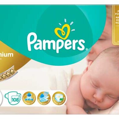 Pelene Pampers Premium Care JP1 NewBorn 2-5kg 108 kom.