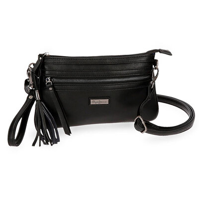 Pepe Jeans Ženska torbica na rame Croc Black 70250