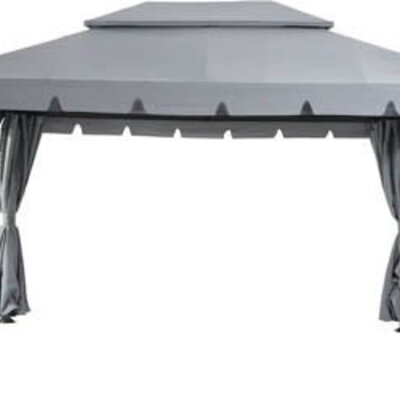Gazebo Paviljon Royal 3 x 4 m Sa Zavesama - Grey