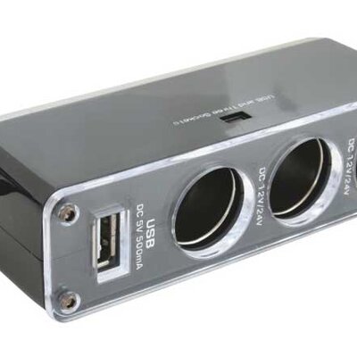 Razdelnik za upaljač u automobilu sa USB punjačem SA023
