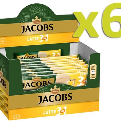Jacobs instant kafa Intense 3u1 6x250g 613138