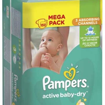 Pelene Pampers Active MB3 Midi 5-9kg 152 kom.