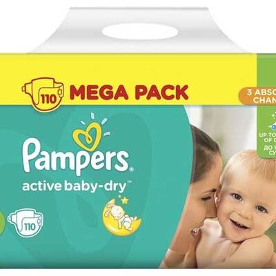 Pelene Pampers Active MB 5 Junior 11-18kg 110 kom.