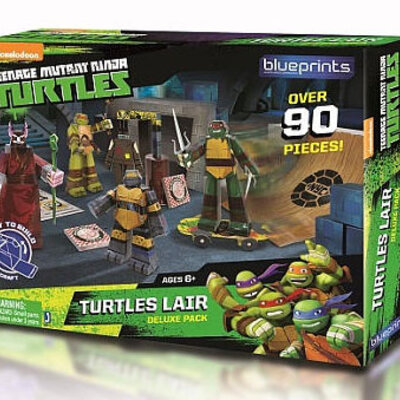 Papirne 3D Puzzle Nindža Kornjače 90 delova