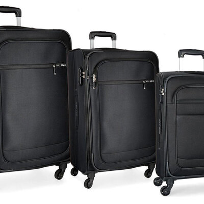 Movom Roll Road Set putnih kofera 55/67/76cm Trail Black 55394