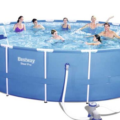 Bestway 56462 Bazen sa čeličnim ramom i kompletnom opremom 549x122