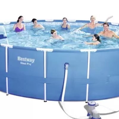Bestway 56462 Bazen sa čeličnim ramom i kompletnom opremom 549x122