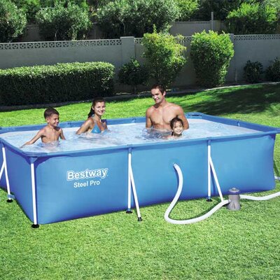 Bestway 56411 Pravougaoni bazen sa čeličnom konstrukcijom 300 x 201 x 66