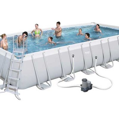 Bestway 56474 Pravougaoni bazen sa čeličnom konstrukcijom Komplet 732x366x132