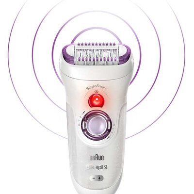 Braun Epilator SES 9-700 SensoSmart Wet and Dry 504742