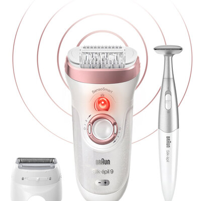 Braun Epilator SES 9-890 SensoSmart Wet and Dry 504738