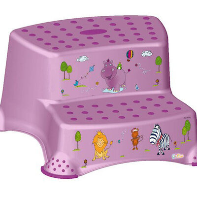 Dupli stepenik za decu Hippo ljubičasta OKT-1544