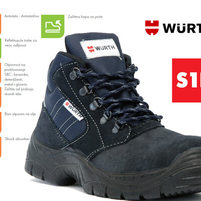 Wurth Bezbednosne cipele Monza S1P duboke vel. 41