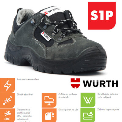 Wurth Bezbednosne cipele Cyclone S1P plitke vel. 40