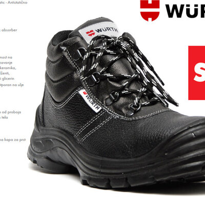 Wurth Bezbednosne cipele Pegazus S1P duboke vel. 40