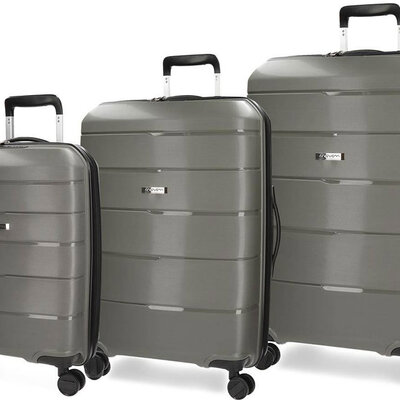 Movom Set putnih kofera 37L/62L/94L Wind Grey 52894