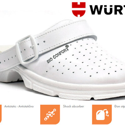 Wurth Ženska Radna klompa Digiti-W bela O1 vel. 39