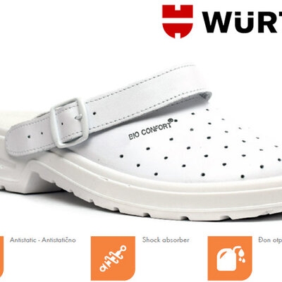 Wurth Muške Radne klompe Digiti-M bela O1 vel. 43