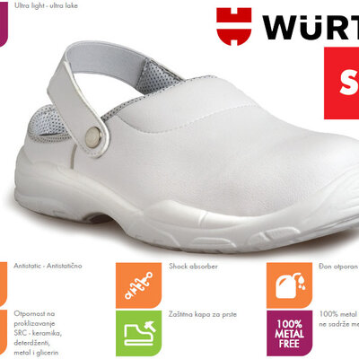 Wurth Bezbednosna obuća Melia SB bele vel. 37