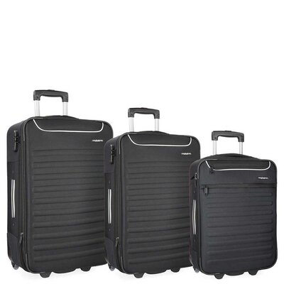 Movom Roll Road Komplet tri kofera 55 - 65 - 75cm Nairobi Black 53294