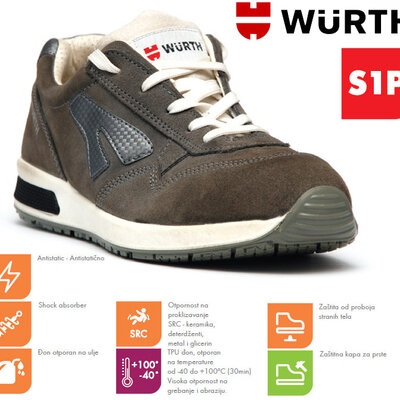 Wurth Bezbednosna patika Jogger S1P vel. 42