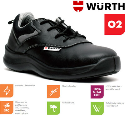 Wurth Radne cipele Redita O2 plitke vel. 41
