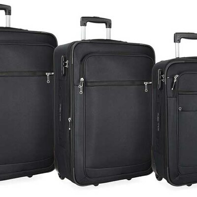 Roll Road Komplet kofera 55/65/75cm Time Black 55284