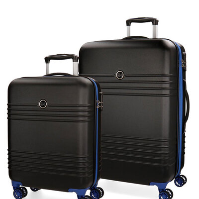 ABS Koferi za putovanja Roll Road India Black 55795