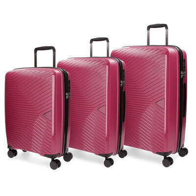 Koferi za putovanja od polipropilena Movom Dover Bordeaux 56394