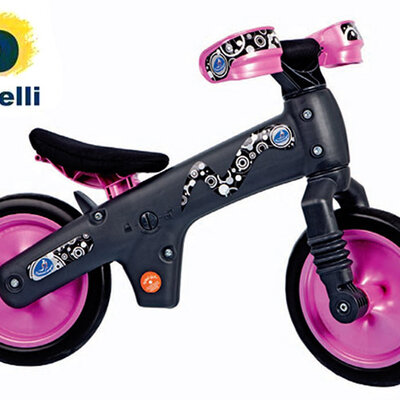 Dečiji bicikl bez pedala Bellelli B Bip Roze 290054