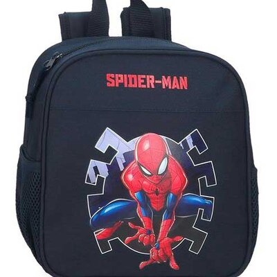 Ranac za vrtić 25cm Spiderman Attack black 44420