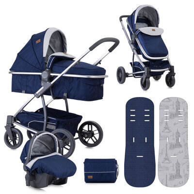 LORELLI Kolica za bebe S500 SET Blue Travelling
