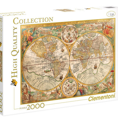 Clementoni Puzzle 2000 delova Ancient Map 32557