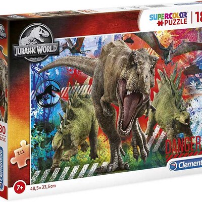 Puzzle slagalica 180 delova Jurassic World Clementoni 29106