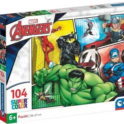 Puzzle slagalice 104 dela Marvel Avengers Clementoni 27284